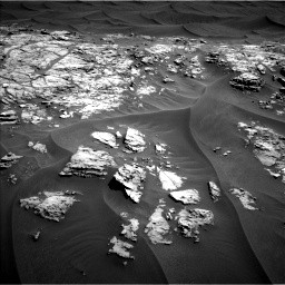Nasa's Mars rover Curiosity acquired this image using its Left Navigation Camera on Sol 1181, at drive 1288, site number 51