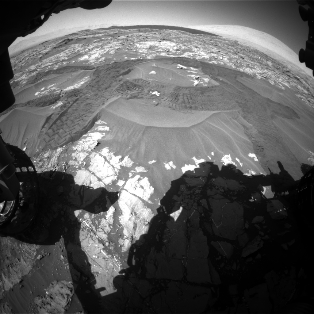 Nasa's Mars rover Curiosity acquired this image using its Front Hazard Avoidance Camera (Front Hazcam) on Sol 1183, at drive 1376, site number 51