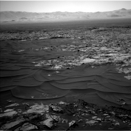 Nasa's Mars rover Curiosity acquired this image using its Left Navigation Camera on Sol 1185, at drive 1478, site number 51