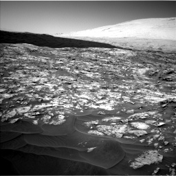 Nasa's Mars rover Curiosity acquired this image using its Left Navigation Camera on Sol 1185, at drive 1496, site number 51