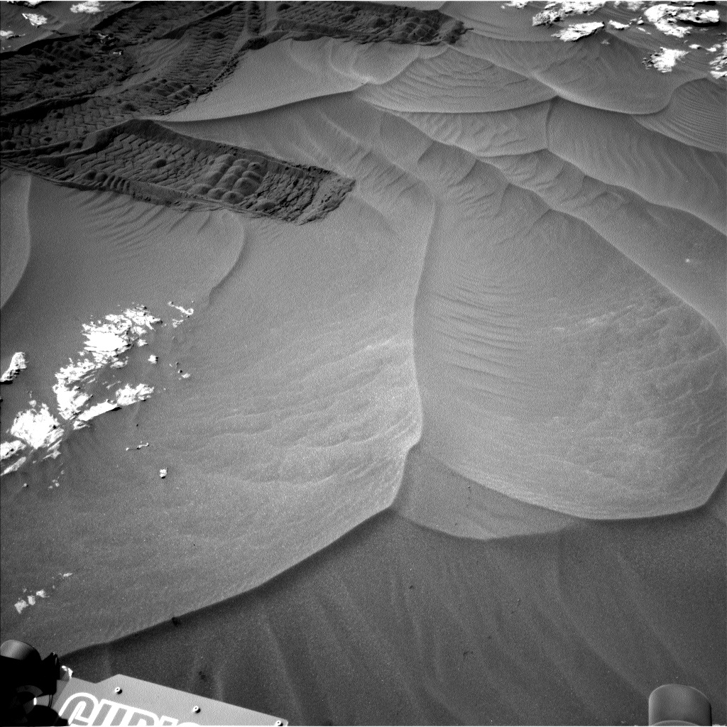 Nasa's Mars rover Curiosity acquired this image using its Left Navigation Camera on Sol 1185, at drive 1502, site number 51