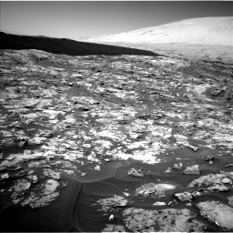 Nasa's Mars rover Curiosity acquired this image using its Left Navigation Camera on Sol 1185, at drive 1520, site number 51