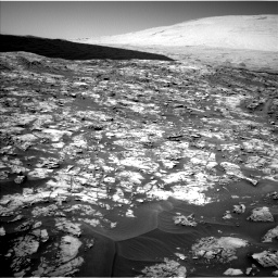 Nasa's Mars rover Curiosity acquired this image using its Left Navigation Camera on Sol 1185, at drive 1532, site number 51