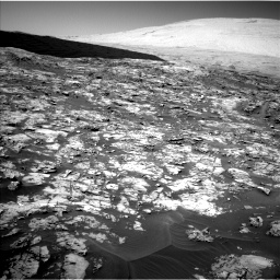 Nasa's Mars rover Curiosity acquired this image using its Left Navigation Camera on Sol 1185, at drive 1538, site number 51