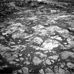 Nasa's Mars rover Curiosity acquired this image using its Left Navigation Camera on Sol 1185, at drive 1622, site number 51