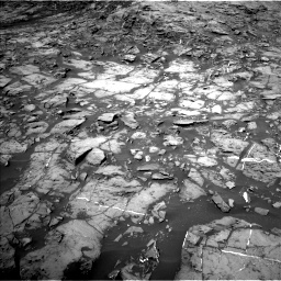 Nasa's Mars rover Curiosity acquired this image using its Left Navigation Camera on Sol 1185, at drive 1790, site number 51