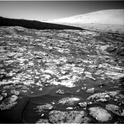 Nasa's Mars rover Curiosity acquired this image using its Right Navigation Camera on Sol 1185, at drive 1520, site number 51