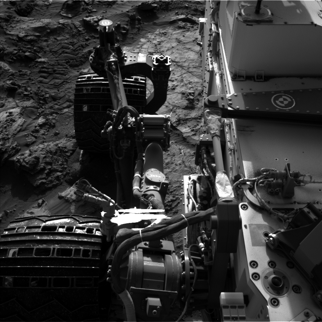Nasa's Mars rover Curiosity acquired this image using its Left Navigation Camera on Sol 1186, at drive 1800, site number 51