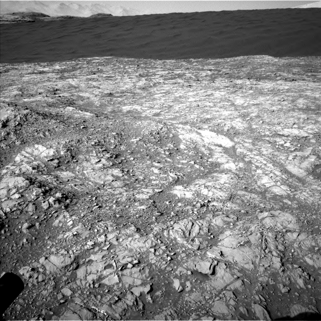 Nasa's Mars rover Curiosity acquired this image using its Left Navigation Camera on Sol 1187, at drive 1968, site number 51