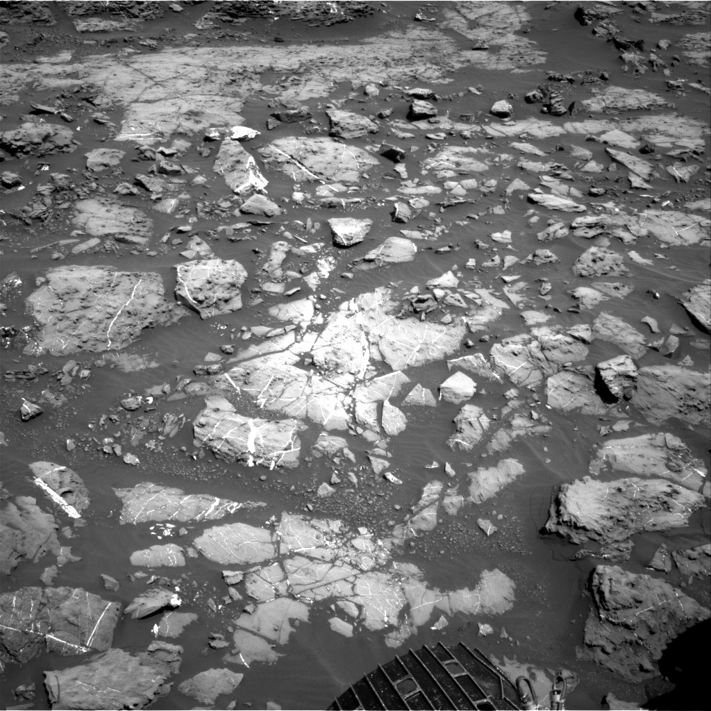 Nasa's Mars rover Curiosity acquired this image using its Right Navigation Camera on Sol 1187, at drive 1800, site number 51