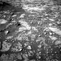 Nasa's Mars rover Curiosity acquired this image using its Right Navigation Camera on Sol 1187, at drive 1824, site number 51