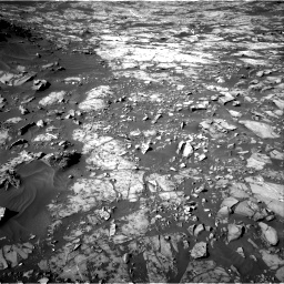 Nasa's Mars rover Curiosity acquired this image using its Right Navigation Camera on Sol 1187, at drive 1830, site number 51