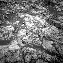 Nasa's Mars rover Curiosity acquired this image using its Right Navigation Camera on Sol 1187, at drive 1950, site number 51