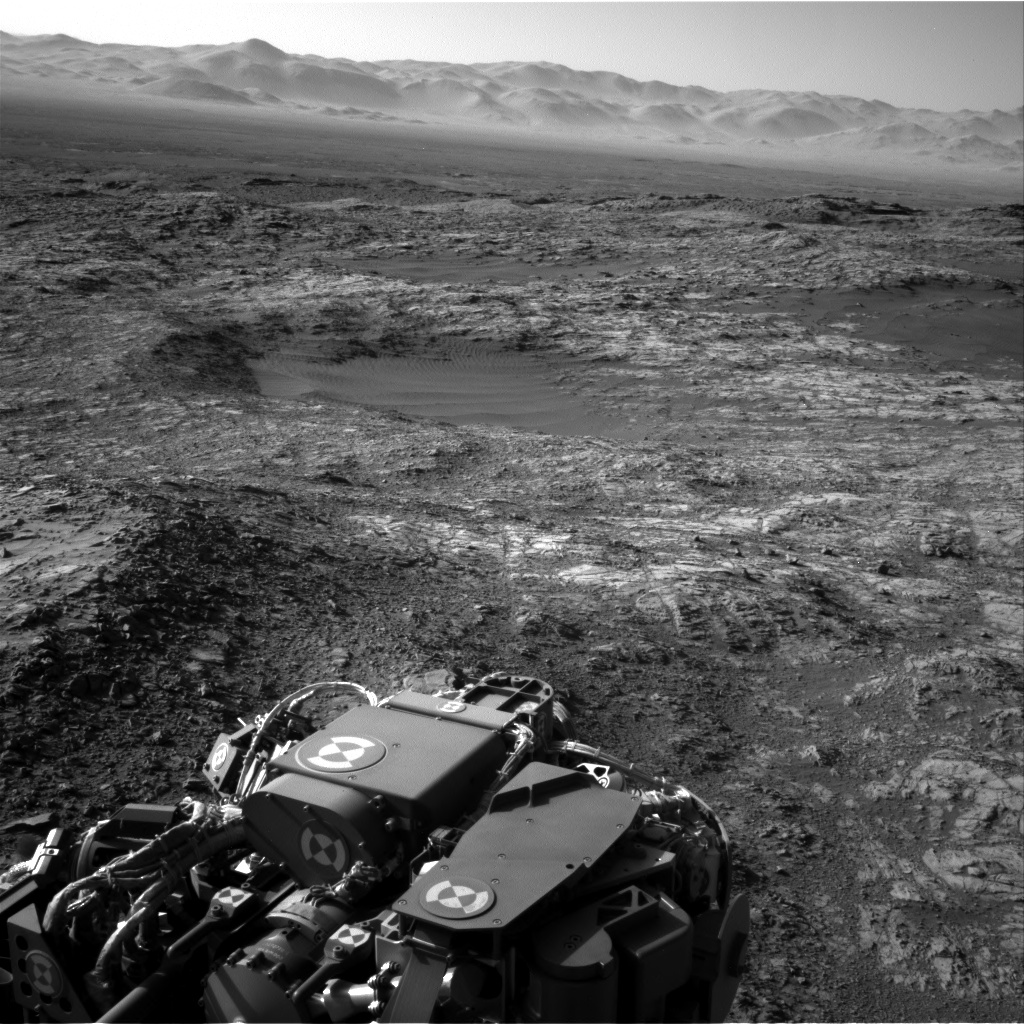 Nasa's Mars rover Curiosity acquired this image using its Right Navigation Camera on Sol 1187, at drive 2004, site number 51