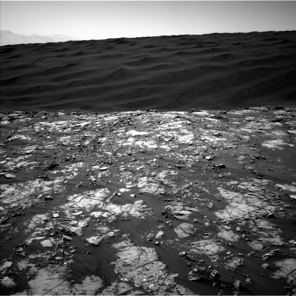 Nasa's Mars rover Curiosity acquired this image using its Left Navigation Camera on Sol 1192, at drive 2106, site number 51