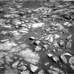 Nasa's Mars rover Curiosity acquired this image using its Left Navigation Camera on Sol 1192, at drive 2208, site number 51