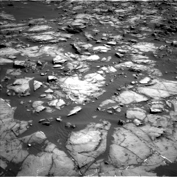 Nasa's Mars rover Curiosity acquired this image using its Left Navigation Camera on Sol 1192, at drive 2250, site number 51
