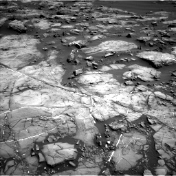 Nasa's Mars rover Curiosity acquired this image using its Left Navigation Camera on Sol 1192, at drive 2292, site number 51