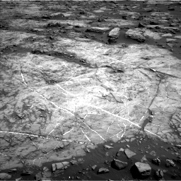Nasa's Mars rover Curiosity acquired this image using its Left Navigation Camera on Sol 1192, at drive 2316, site number 51