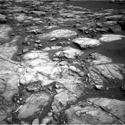 Nasa's Mars rover Curiosity acquired this image using its Right Navigation Camera on Sol 1192, at drive 2286, site number 51