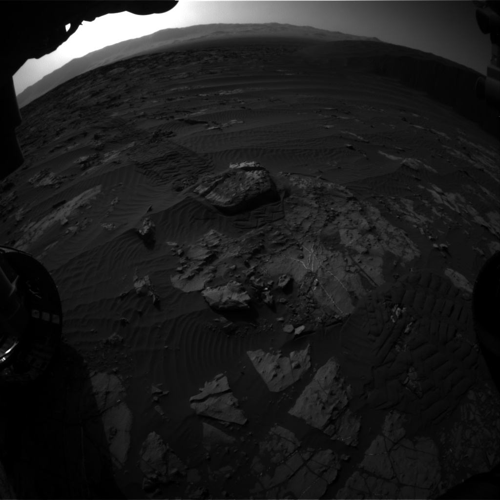 Nasa's Mars rover Curiosity acquired this image using its Front Hazard Avoidance Camera (Front Hazcam) on Sol 1194, at drive 2704, site number 51