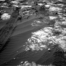 Nasa's Mars rover Curiosity acquired this image using its Left Navigation Camera on Sol 1194, at drive 2538, site number 51