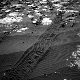 Nasa's Mars rover Curiosity acquired this image using its Left Navigation Camera on Sol 1194, at drive 2556, site number 51