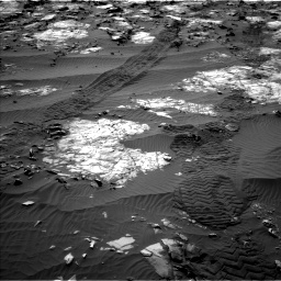 Nasa's Mars rover Curiosity acquired this image using its Left Navigation Camera on Sol 1194, at drive 2580, site number 51