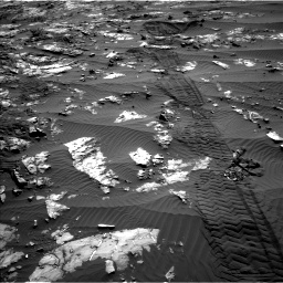 Nasa's Mars rover Curiosity acquired this image using its Left Navigation Camera on Sol 1194, at drive 2694, site number 51