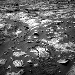 Nasa's Mars rover Curiosity acquired this image using its Right Navigation Camera on Sol 1194, at drive 2484, site number 51