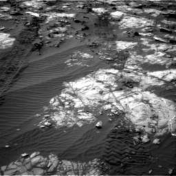 Nasa's Mars rover Curiosity acquired this image using its Right Navigation Camera on Sol 1194, at drive 2544, site number 51
