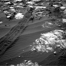Nasa's Mars rover Curiosity acquired this image using its Right Navigation Camera on Sol 1194, at drive 2550, site number 51