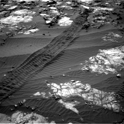 Nasa's Mars rover Curiosity acquired this image using its Right Navigation Camera on Sol 1194, at drive 2562, site number 51