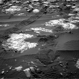 Nasa's Mars rover Curiosity acquired this image using its Right Navigation Camera on Sol 1194, at drive 2580, site number 51