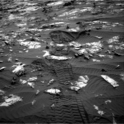 Nasa's Mars rover Curiosity acquired this image using its Right Navigation Camera on Sol 1194, at drive 2670, site number 51