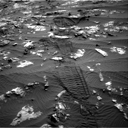 Nasa's Mars rover Curiosity acquired this image using its Right Navigation Camera on Sol 1194, at drive 2676, site number 51