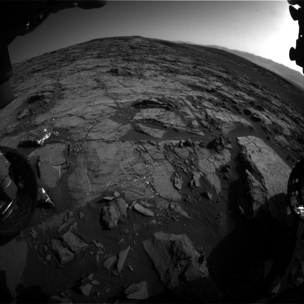 Nasa's Mars rover Curiosity acquired this image using its Front Hazard Avoidance Camera (Front Hazcam) on Sol 1196, at drive 0, site number 52