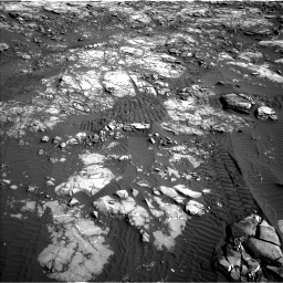 Nasa's Mars rover Curiosity acquired this image using its Left Navigation Camera on Sol 1196, at drive 2752, site number 51