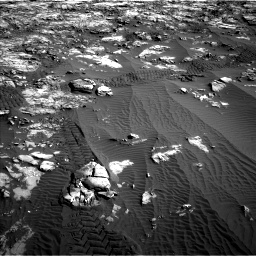 Nasa's Mars rover Curiosity acquired this image using its Left Navigation Camera on Sol 1196, at drive 2764, site number 51