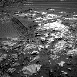 Nasa's Mars rover Curiosity acquired this image using its Left Navigation Camera on Sol 1196, at drive 2866, site number 51