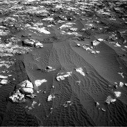 Nasa's Mars rover Curiosity acquired this image using its Right Navigation Camera on Sol 1196, at drive 2764, site number 51