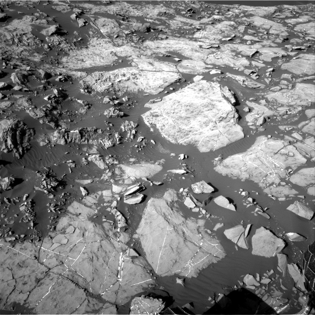 Nasa's Mars rover Curiosity acquired this image using its Right Navigation Camera on Sol 1196, at drive 2938, site number 51