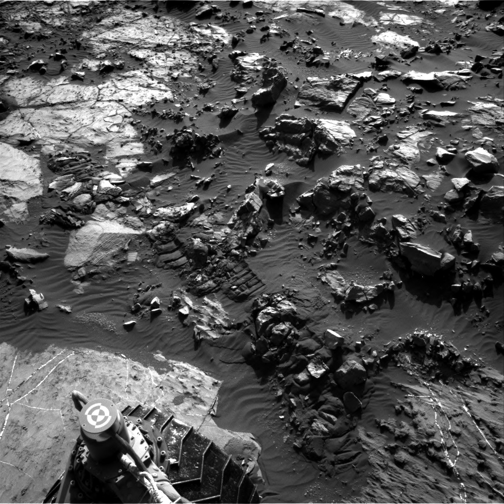Nasa's Mars rover Curiosity acquired this image using its Right Navigation Camera on Sol 1196, at drive 0, site number 52