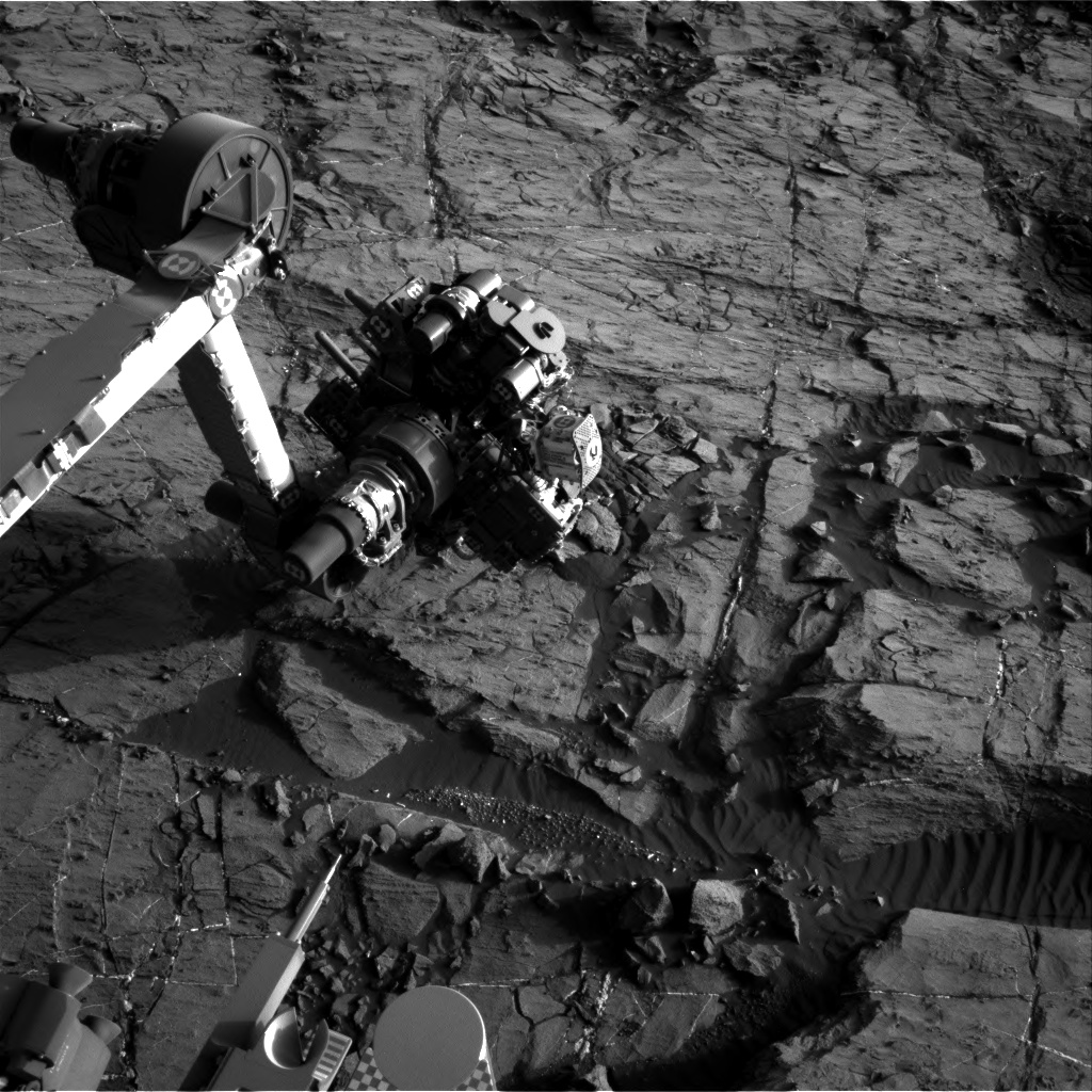 Nasa's Mars rover Curiosity acquired this image using its Right Navigation Camera on Sol 1202, at drive 0, site number 52
