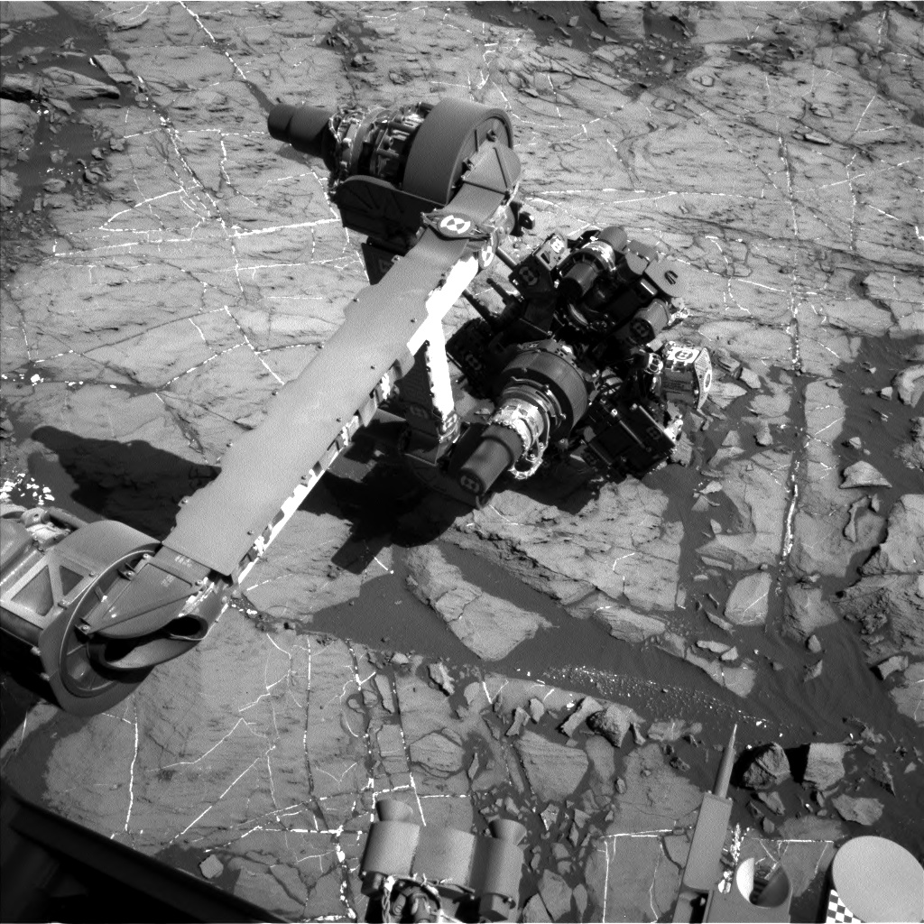 Nasa's Mars rover Curiosity acquired this image using its Left Navigation Camera on Sol 1203, at drive 0, site number 52