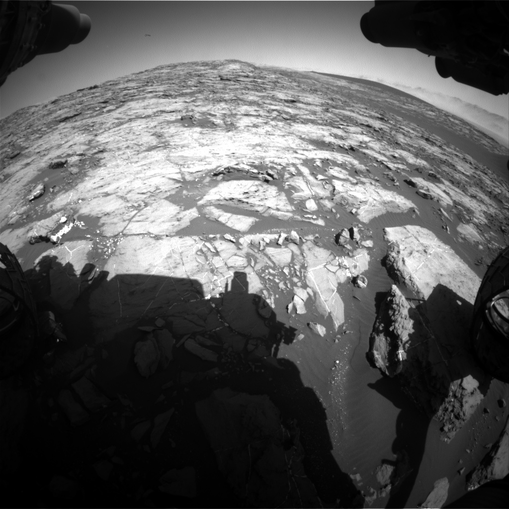 Nasa's Mars rover Curiosity acquired this image using its Front Hazard Avoidance Camera (Front Hazcam) on Sol 1214, at drive 4, site number 52