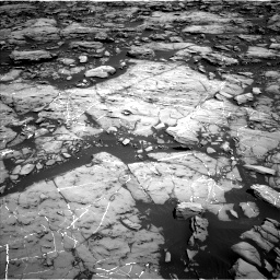 Nasa's Mars rover Curiosity acquired this image using its Left Navigation Camera on Sol 1215, at drive 34, site number 52