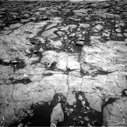 Nasa's Mars rover Curiosity acquired this image using its Left Navigation Camera on Sol 1215, at drive 46, site number 52