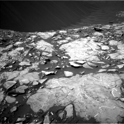 Nasa's Mars rover Curiosity acquired this image using its Left Navigation Camera on Sol 1215, at drive 76, site number 52
