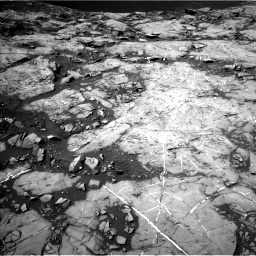 Nasa's Mars rover Curiosity acquired this image using its Left Navigation Camera on Sol 1215, at drive 106, site number 52